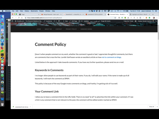 Email Popup Gif