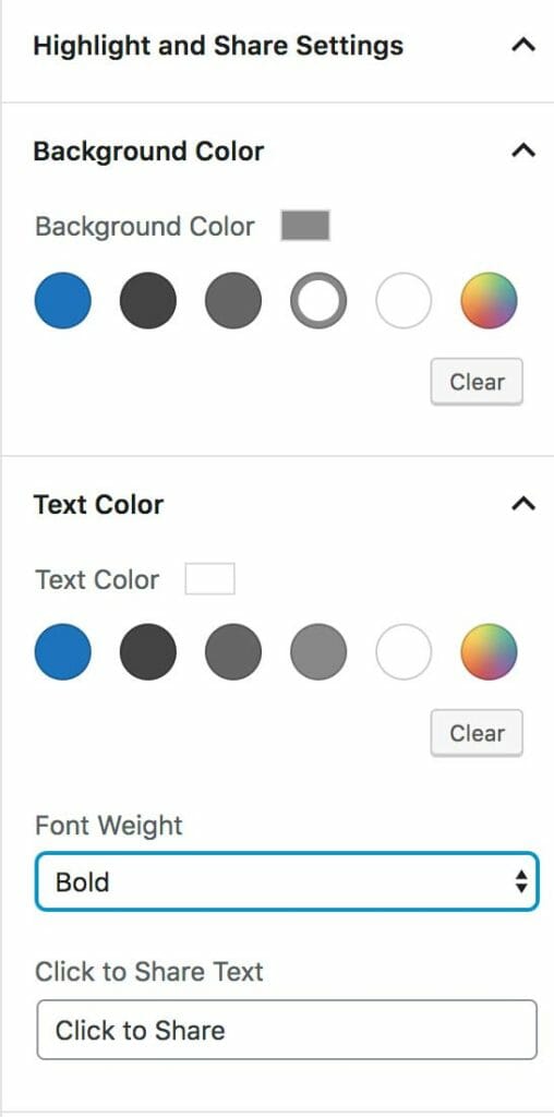 Background Options