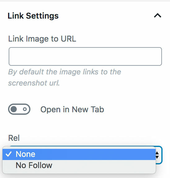 Link Settings