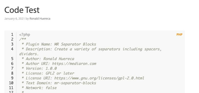 Syntax Highlighting Code Block for Gutenberg - a Short Review ...