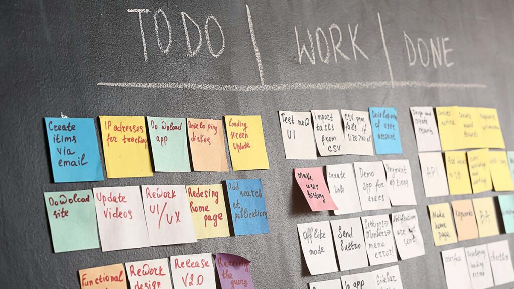 Chalkboard with Tasks