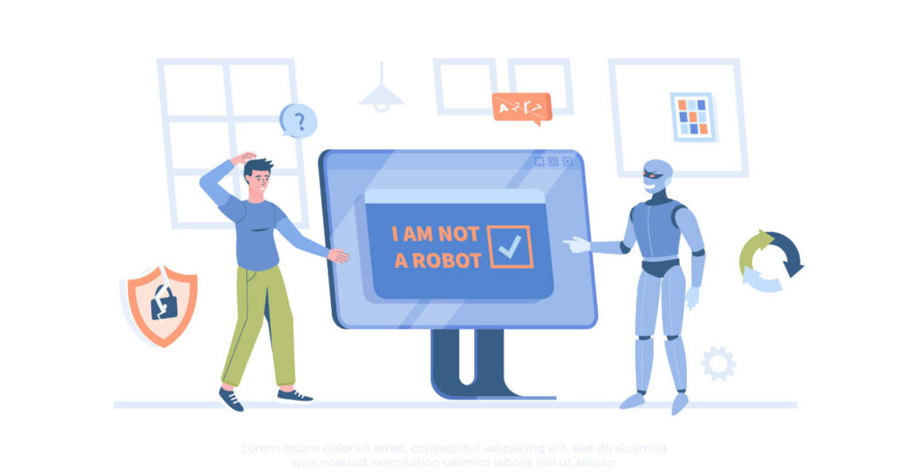 Illustration of Google reCAPTCHA